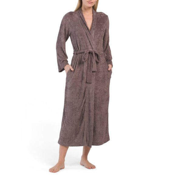 N NATORI truffle Unwind Long Robe